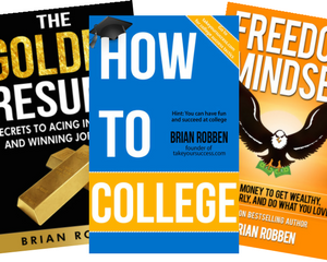Brian Robben's three books.
